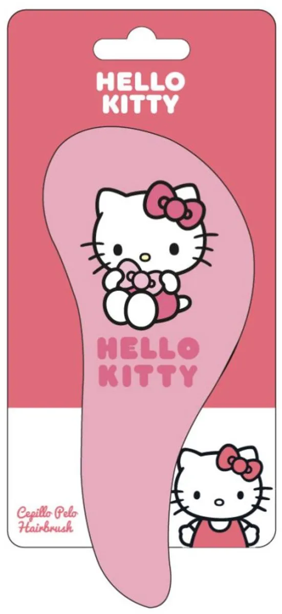 Hello Kitty Bows Haarborstel 20cm - Antiek Roos - afbeelding 6 van 6