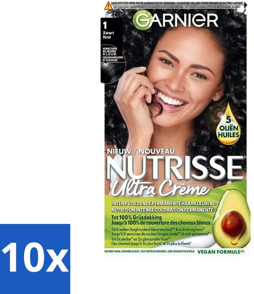 Garnier Nutrisse Ultra Crème 1 Zwart