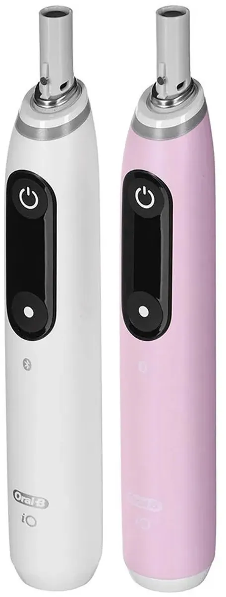 Oral-B iO Series 6 Duo Elektrische Tandenborstel - Wit & Roze