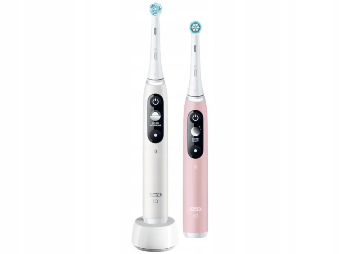 Oral-B iO Series 6 Duo Elektrische Tandenborstel - Wit & Roze - afbeelding 6 van 6