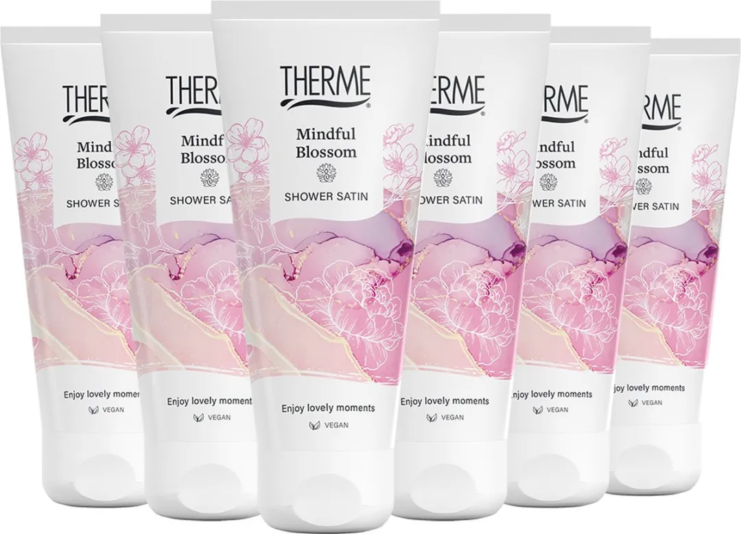 Therme Mindful Blossom Shower Douchegel - 6x200ml