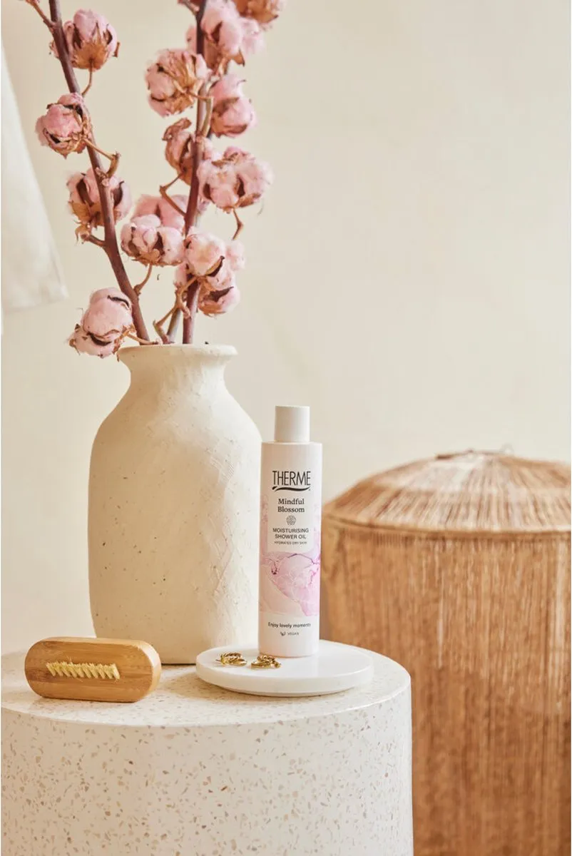 Therme Mindful Blossom Moisturising Shower Oil 250ml - 6 Stuks