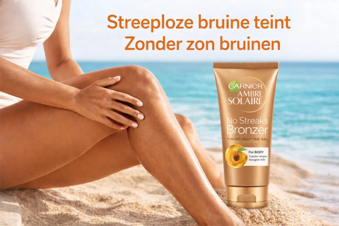 Garnier Ambre Solaire No Streaks Bronzer 100ml - Bruin