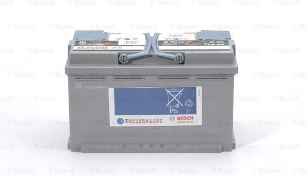 Bosch S5A11 Accu AGM 12V 80Ah - Auto Start/Stop - Blauw
