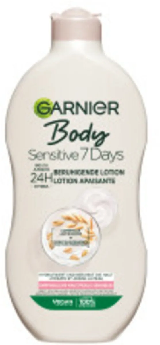 Garnier Bodylotion Sensitive 7 Days Havermelk & Probiotica 400ml - 15 Stuks