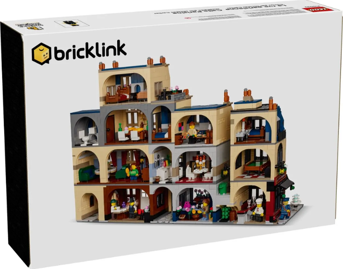 LEGO Parisian Street 910032 - 3532 Stenen - 7 Minifiguren - Multikleur
