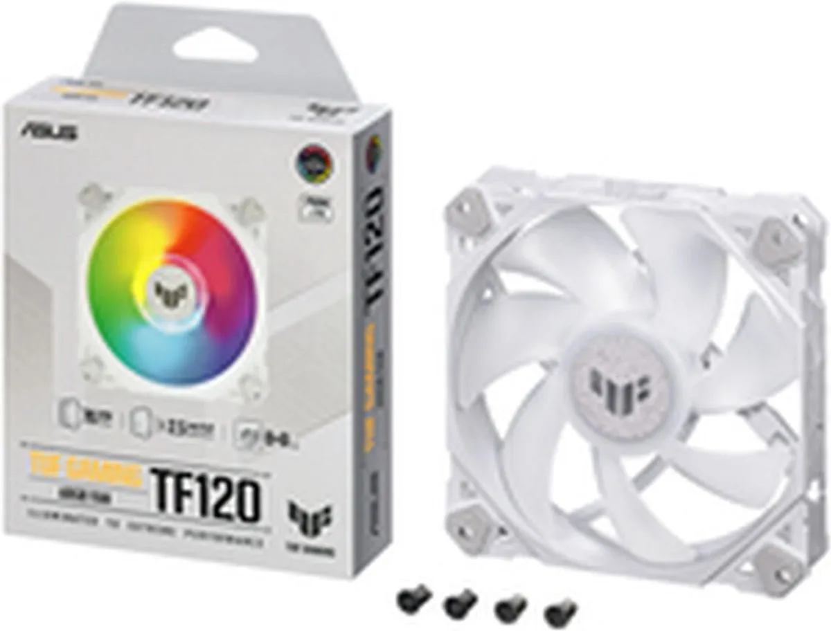 ASUS TUF Gaming TF120 ARGB Boxventilator - Wit