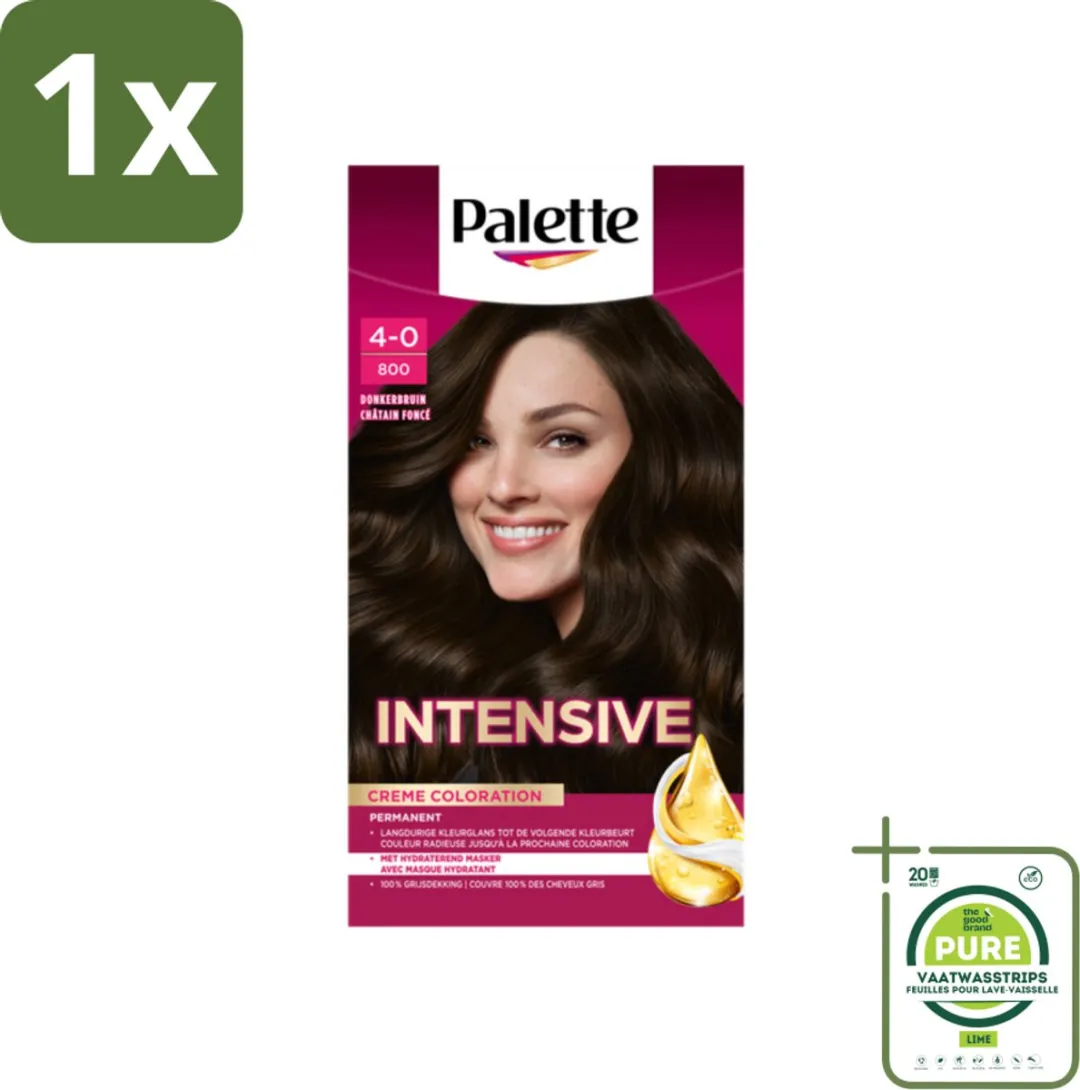 Schwarzkopf Palette Intensive Oil-Care 800 Donkerbruin Haarverf