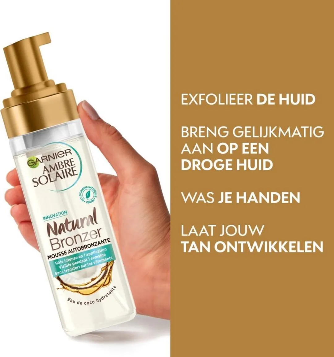 Garnier Ambre Solaire Self Tan Mousse 200ml - 6 Stuks