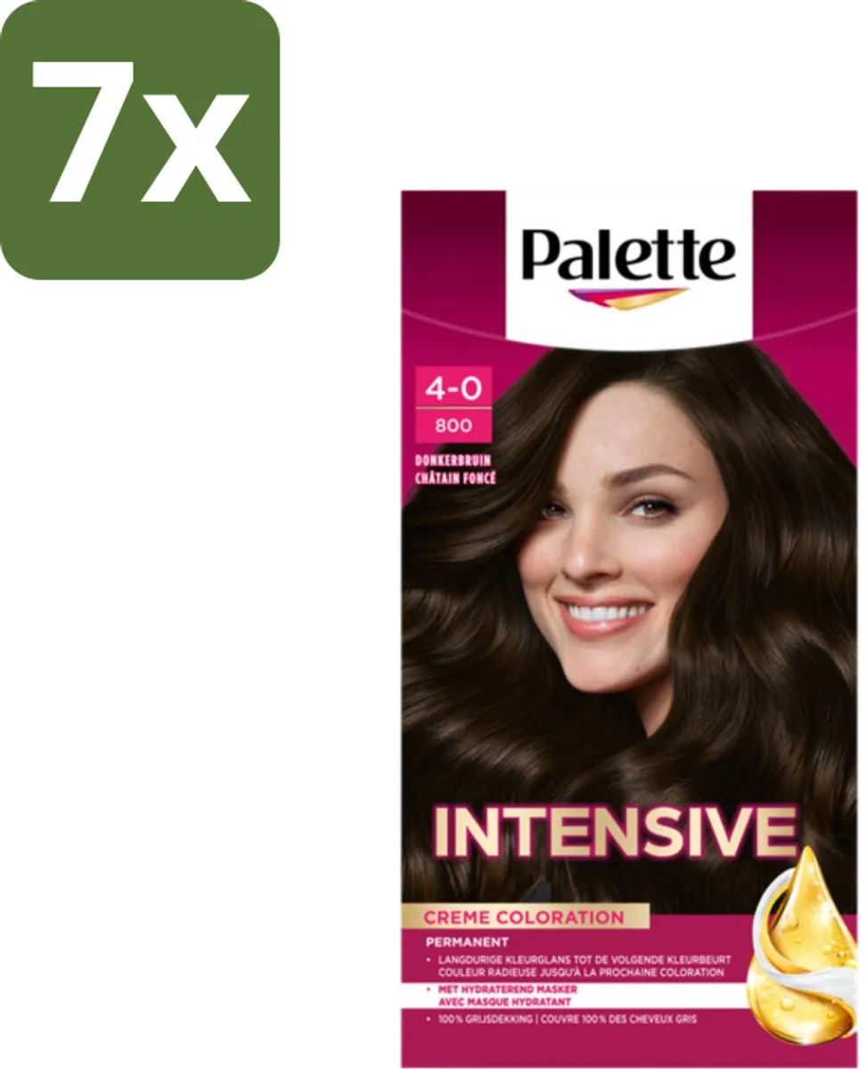 Schwarzkopf Palette Intensive Oil-Care 800 Donkerbruin Haarverf