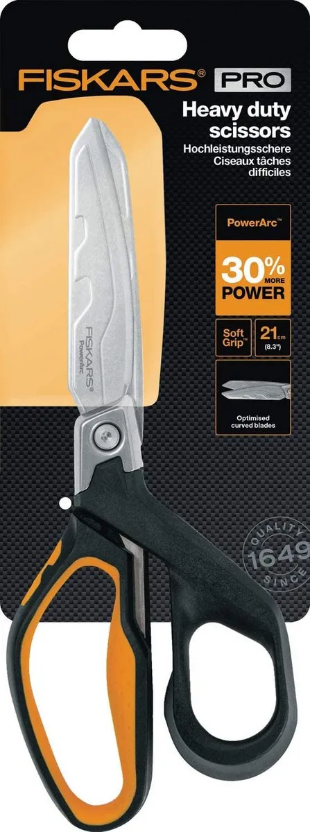 Fiskars PowerArc Schaar 21cm - Roestvrij staal