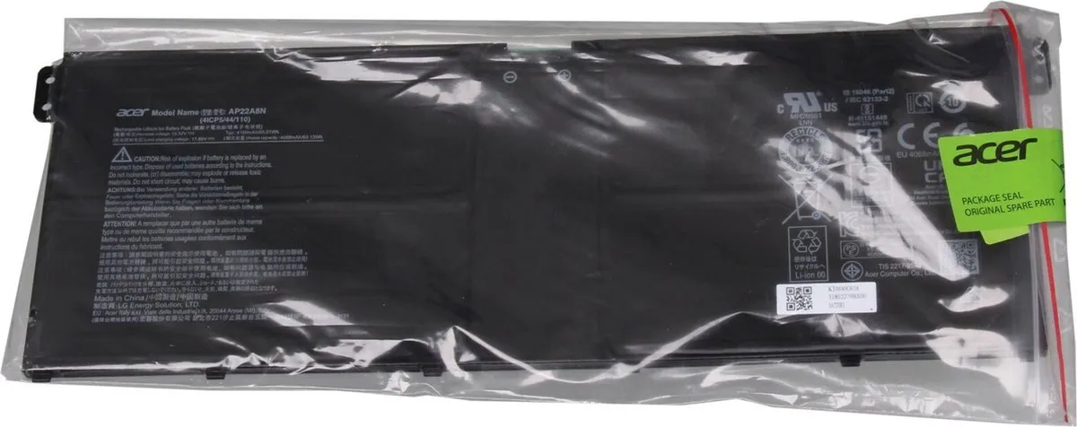 Acer AP22A8N Laptopbatterij 65Wh