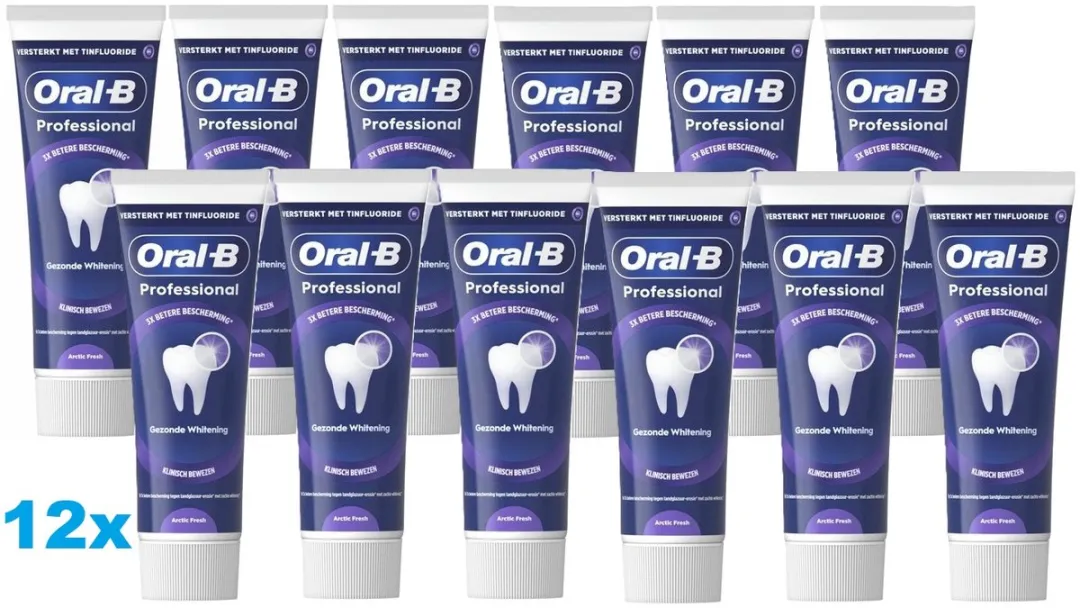 Oral-B Professional Whitening Tandpasta 12x75ml