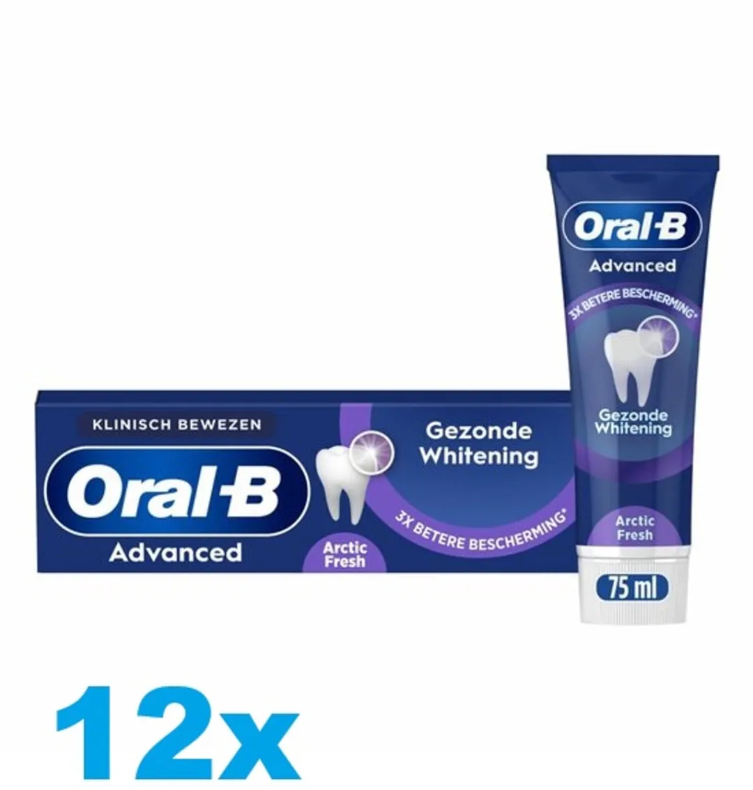 Oral-B Professional Whitening Tandpasta 12x75ml - Active Fresh