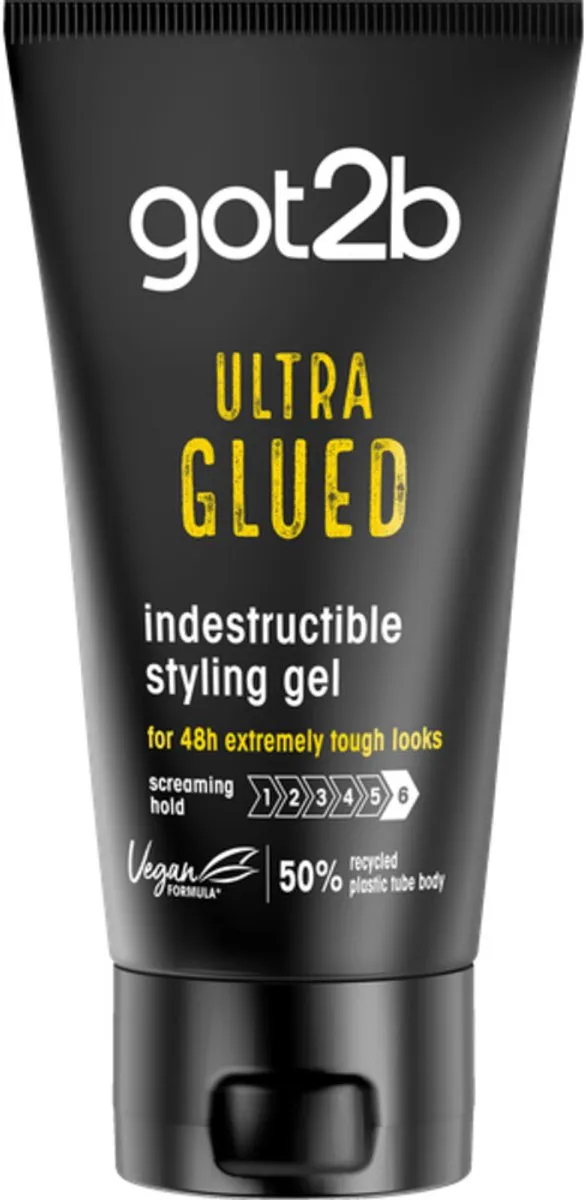 Schwarzkopf Got2b Ultra Glued Gel 150ml - 15 Stuks