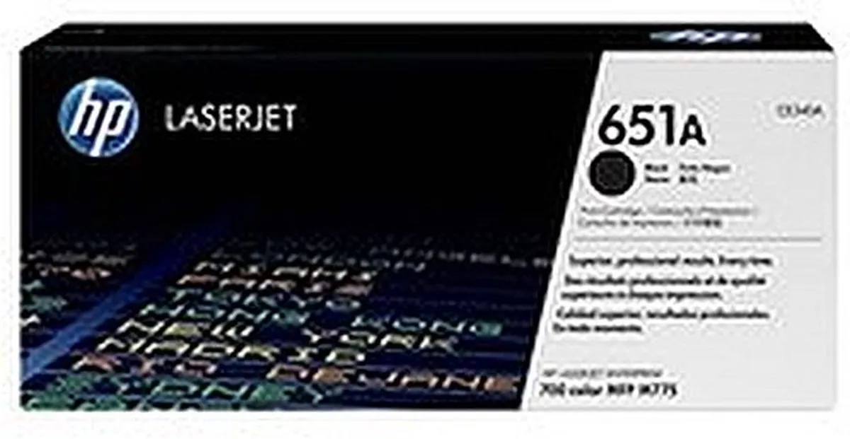 HP 651A Tonercartridge Zwart