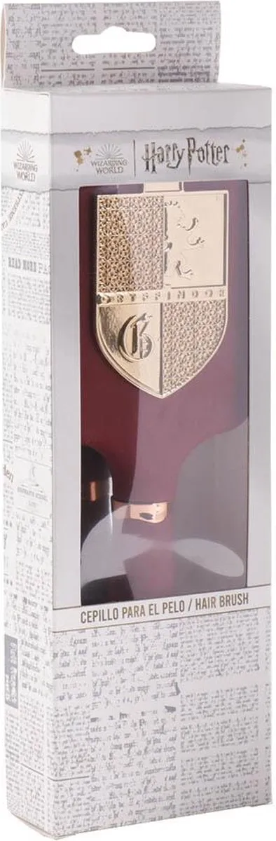 Harry Potter Gryffindor Haarborstel - Goud Bordeaux