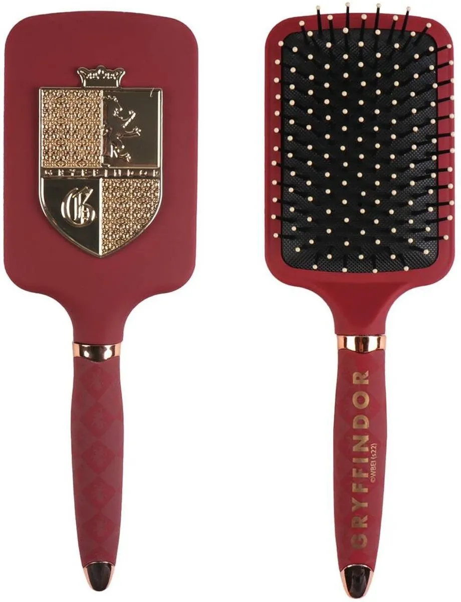 Harry Potter Gryffindor Haarborstel - Goud Bordeaux