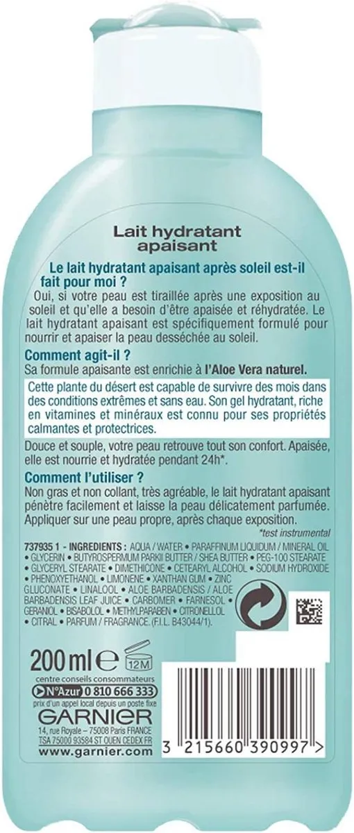 Garnier Ambre Solaire Aftersun 200ml