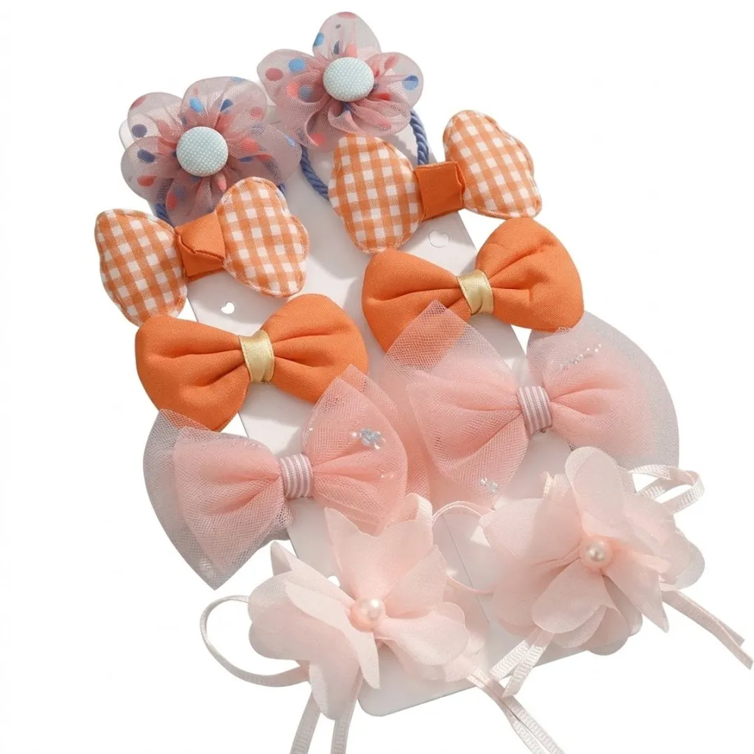 Nuvex Haarspeldjes Set - 10 Stuks Oranje/Peach