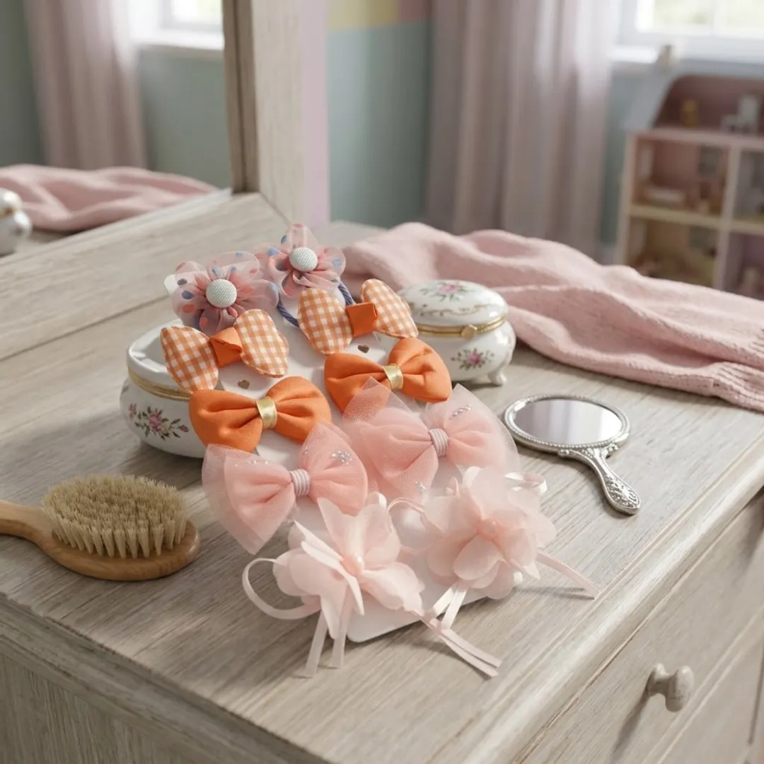 Nuvex Haarspeldjes Set - 10 Stuks Oranje/Peach