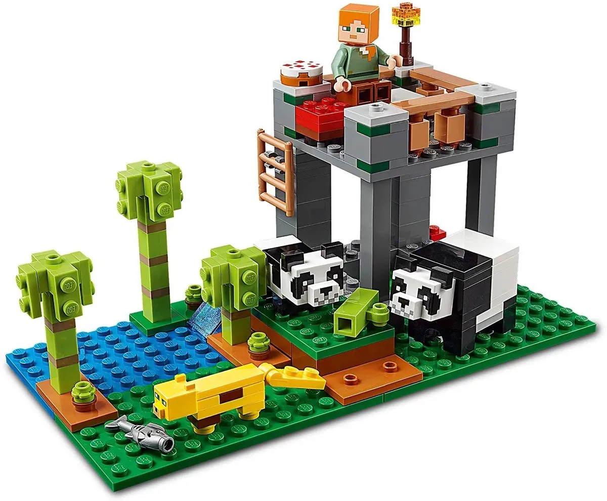 LEGO Minecraft Het Pandaverblijf 21158 - 204 Stenen - Multikleur