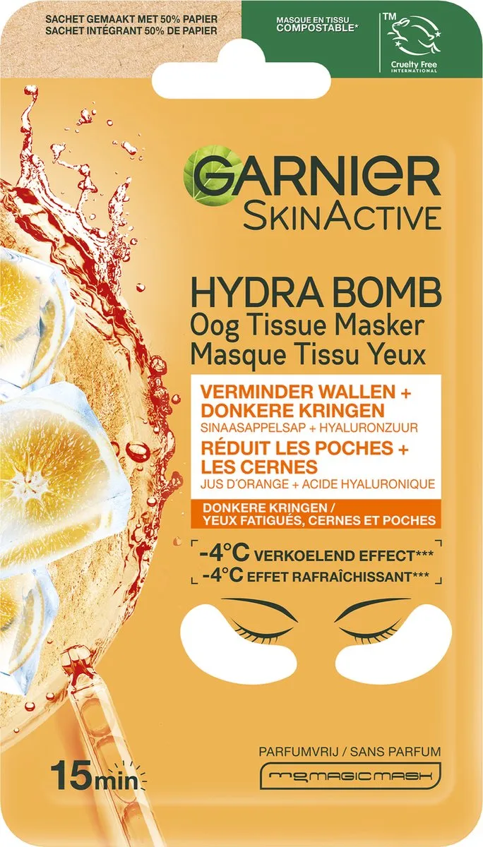 Garnier SkinActive Oogmasker Sinaasappel