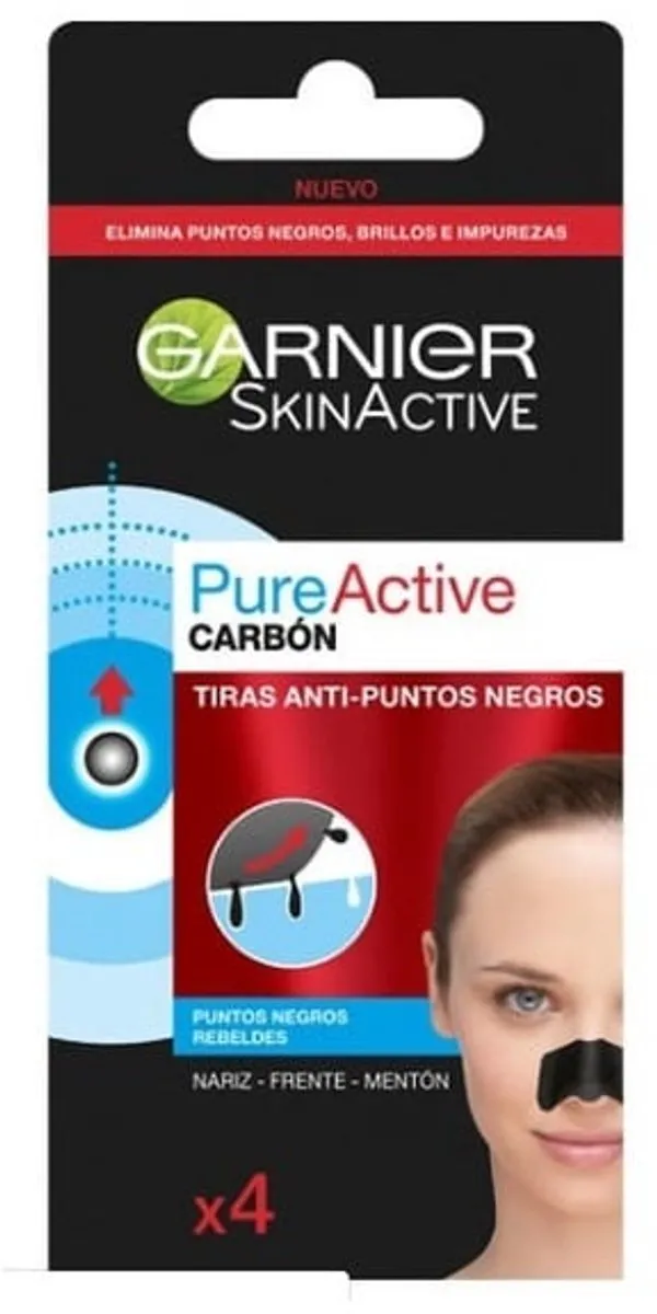 Garnier Pure Active Charcoal Anti-Mee-Eters Strips - 4 Stuks - afbeelding 6 van 6