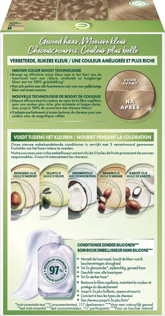 Garnier Nutrisse Ultra Crème 8 Lichtblond Haarverf 824ml