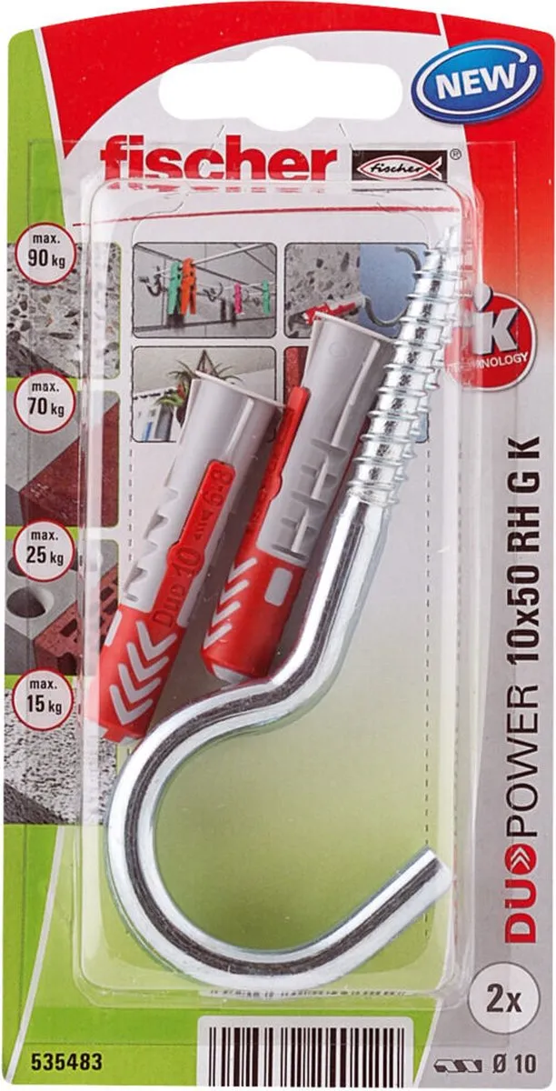 Fischer DuoPower 10x50 met grote haak