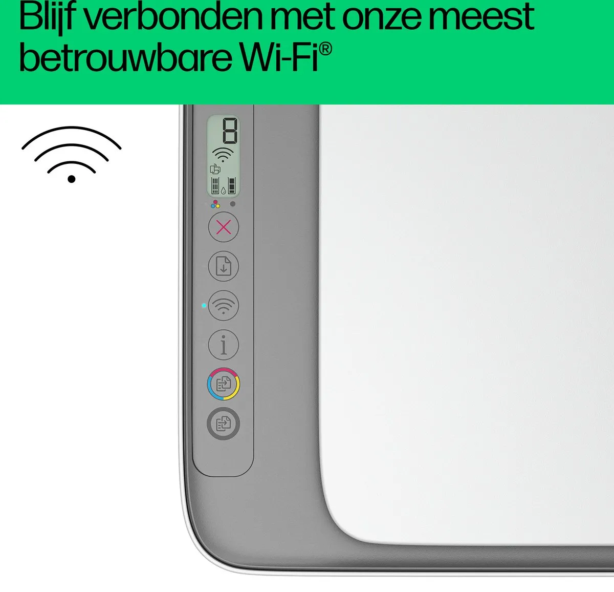 HP DeskJet 2820e All-in-One Printer - 60 Vel - 3 Kleuren - Wit