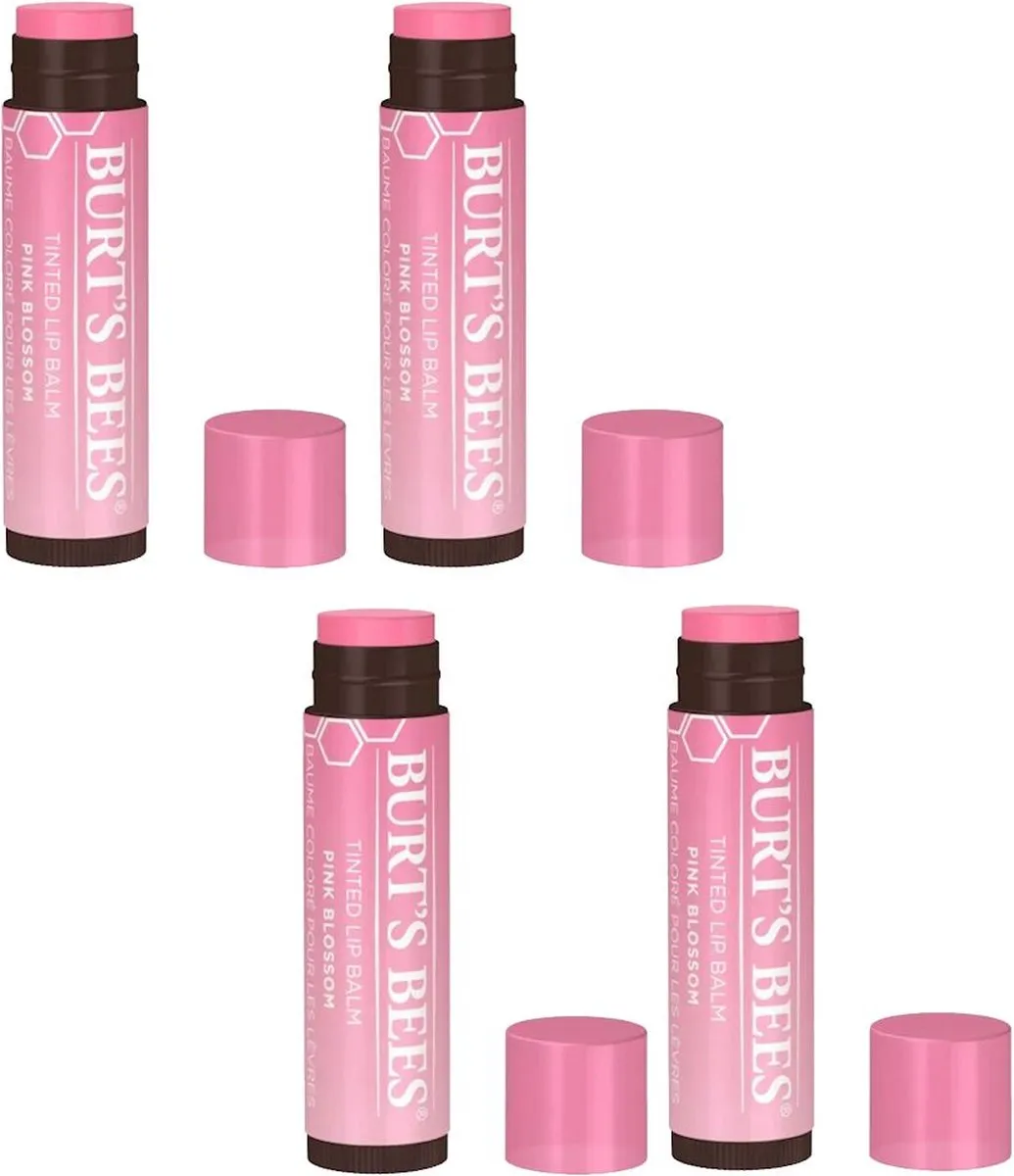 Burt's Bees Tinted Lip Balm Pink Blossom
