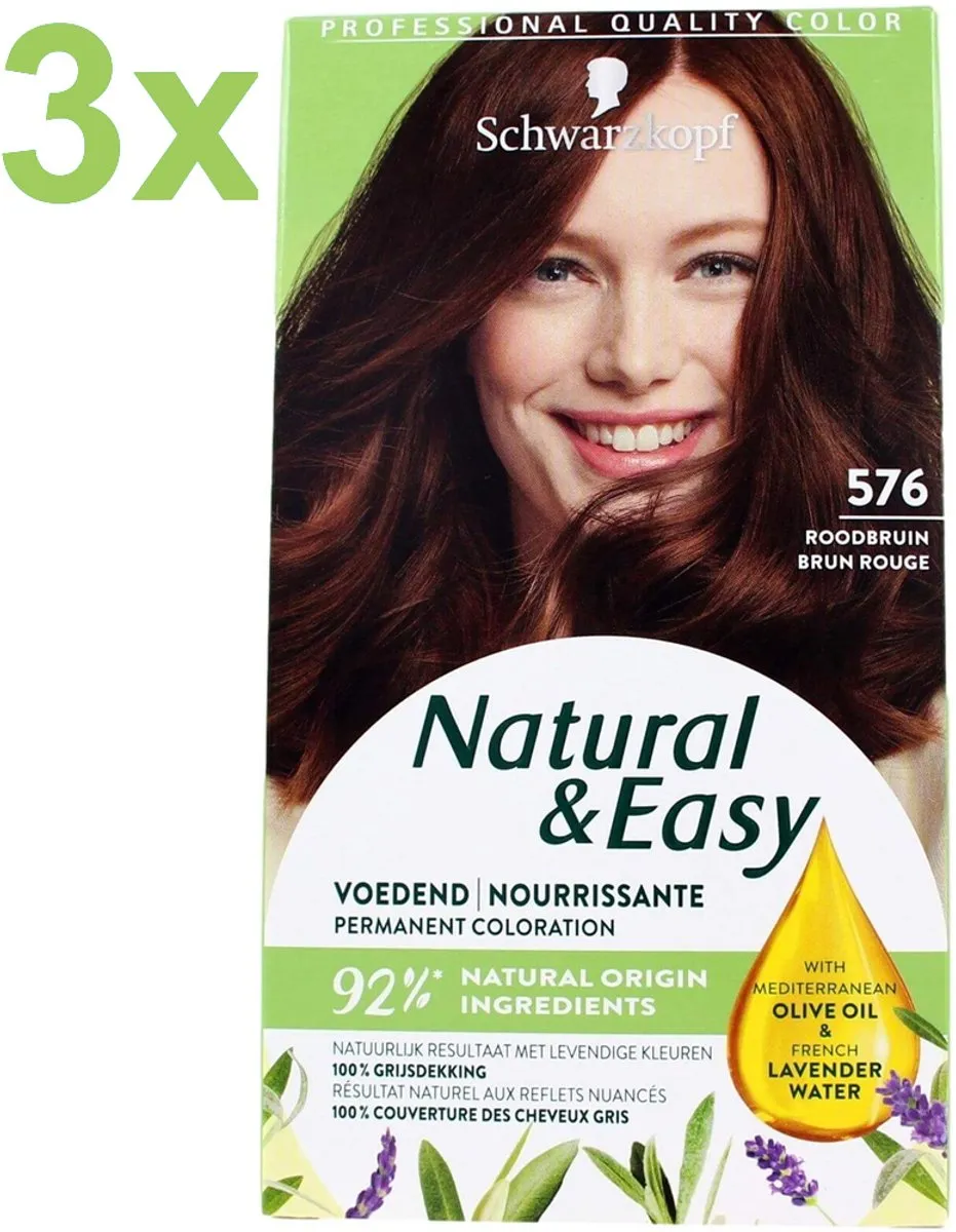 Schwarzkopf Natural & Easy 576 Roodbruin Haarverf