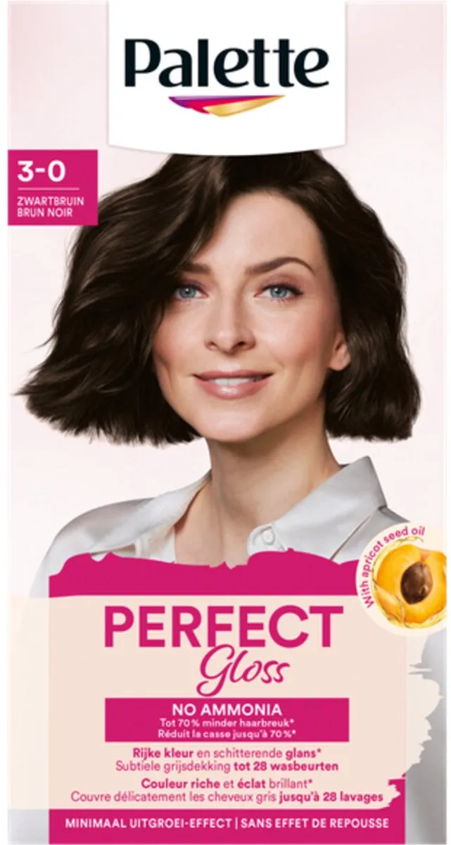 Schwarzkopf Poly Palette Haarverf 3-0 Zwart Bruin 115ml
