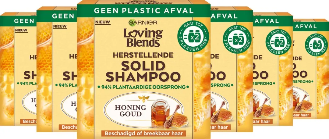 Garnier Loving Blends Honing Goud Shampoo Bar 71g