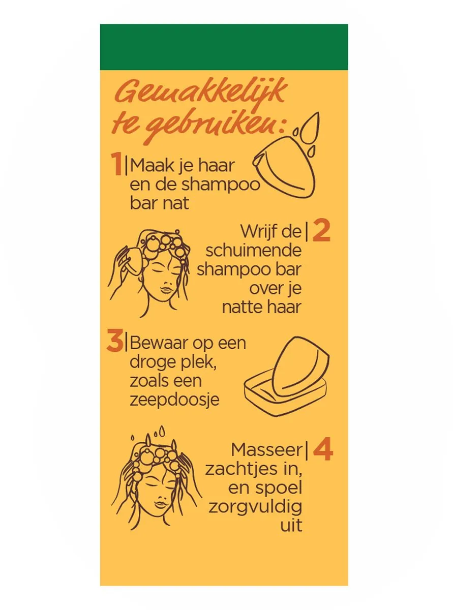 Garnier Loving Blends Honing Goud Shampoo Bar 71g - afbeelding 6 van 6
