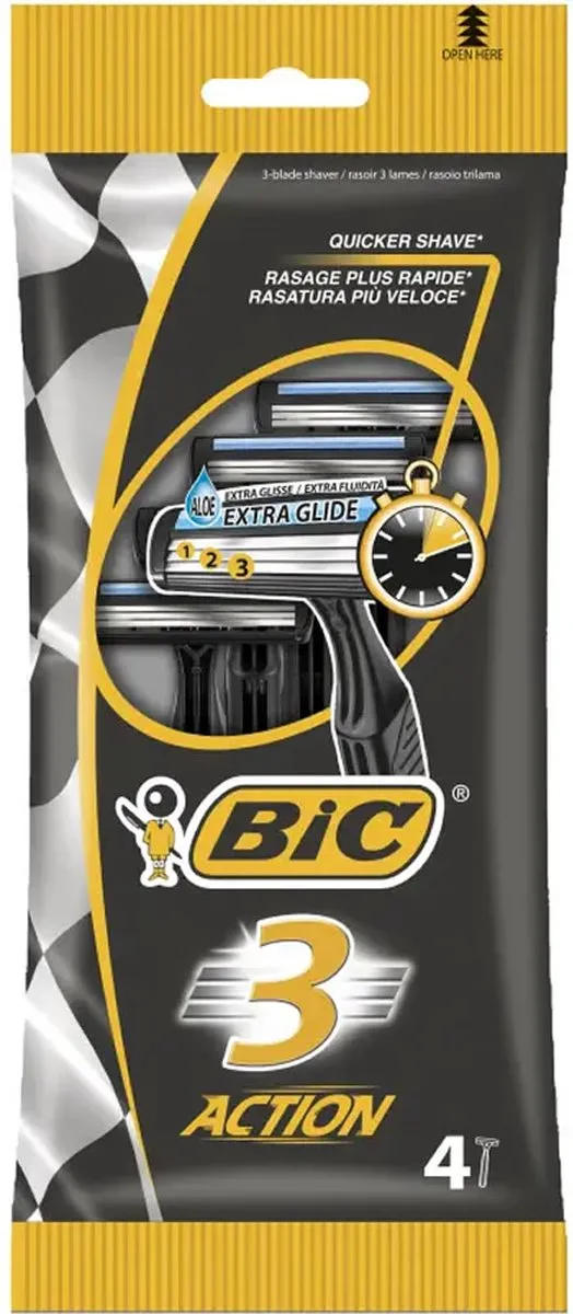 Bic Action 3 Wegwerpscheermesjes