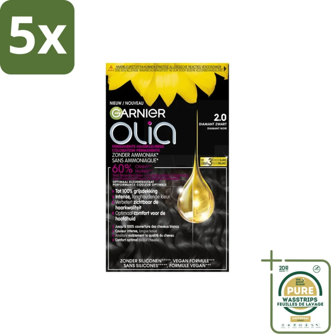 Garnier Olia 2 Diamant Zwart Haarkleuring