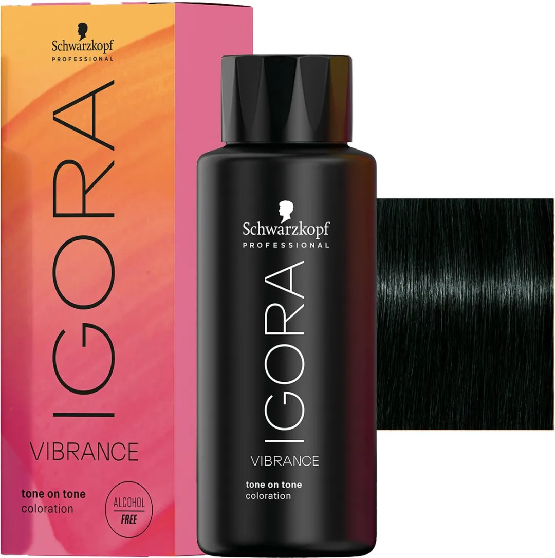 Schwarzkopf Igora Vibrance Haarverf 60ml - Zwart