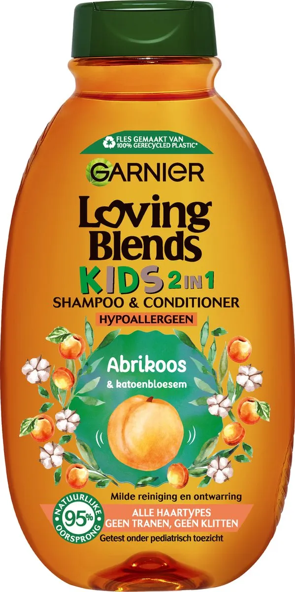 Garnier Loving Blends Kids 2-in-1 Shampoo & Conditioner 250ml