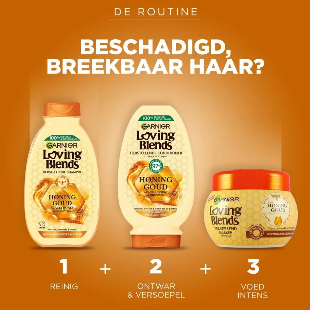 Garnier Loving Blends Honing Conditioner 250ml - 15 Stuks