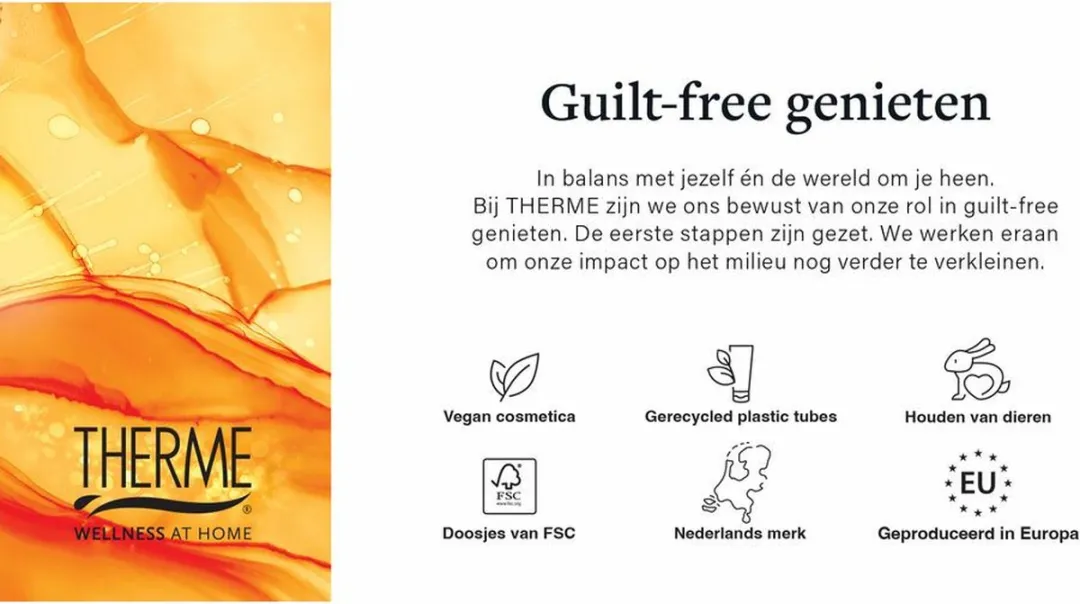 Therme Wellness Geschenkset Orange Happiness - 3 Stuks