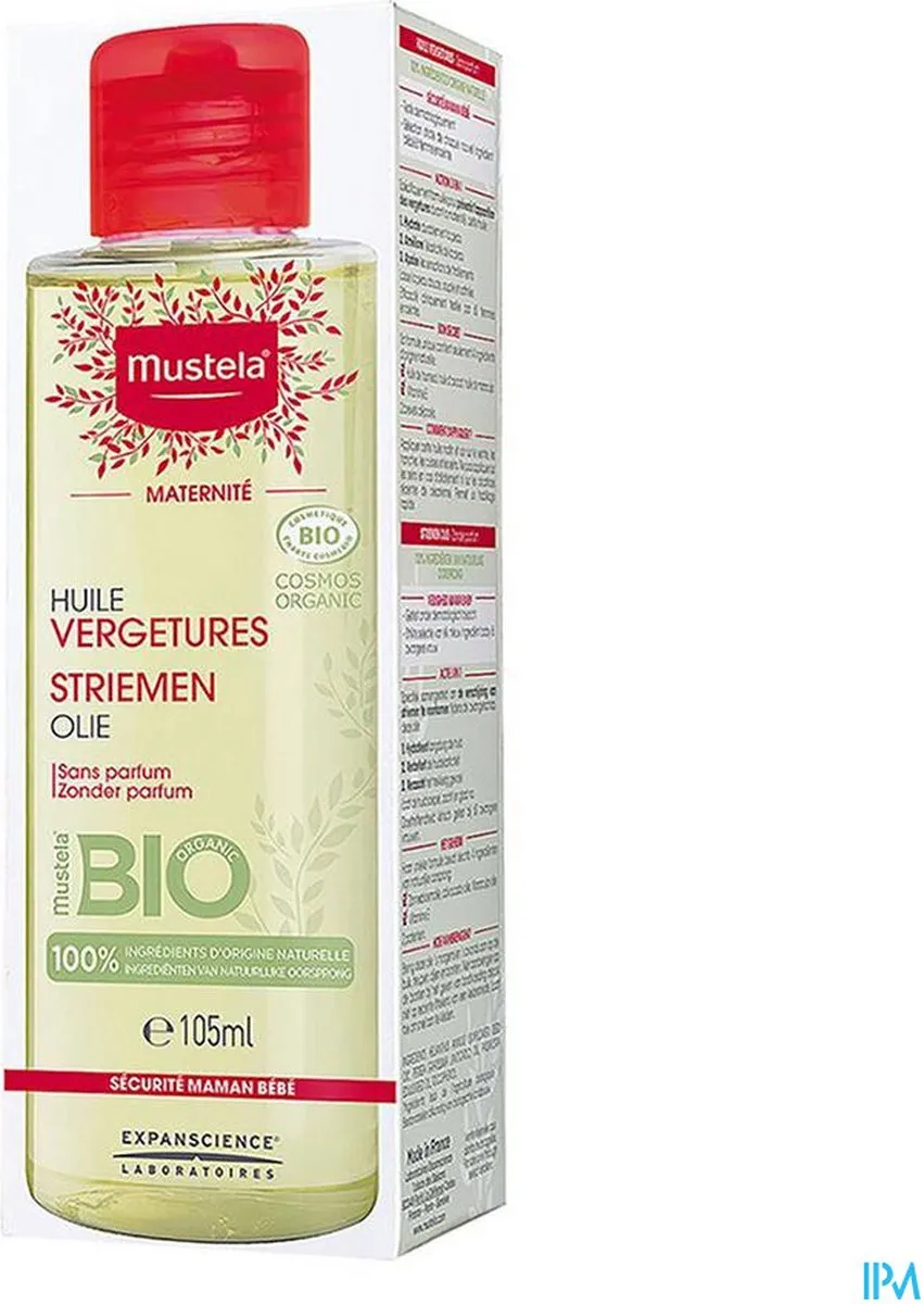 Mustela Anti-Stretchmark Olie Materniité 105ml - afbeelding 6 van 6