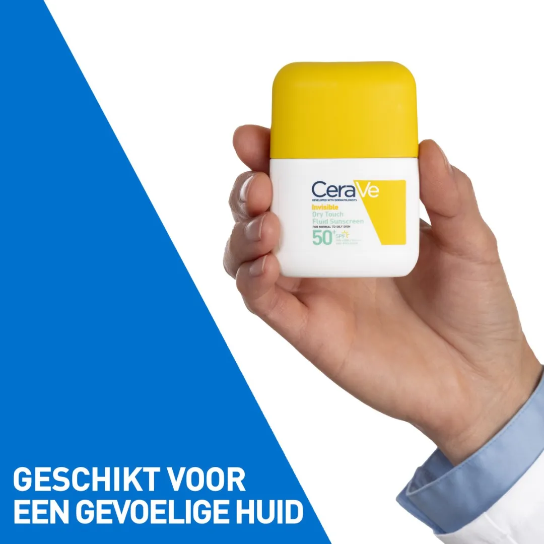 CeraVe Onzichtbare Dry Touch Zonnebrand SPF 50+ 50ml