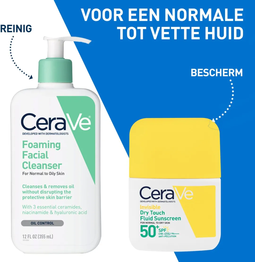 CeraVe Onzichtbare Dry Touch Zonnebrand SPF 50+ 50ml - afbeelding 6 van 6