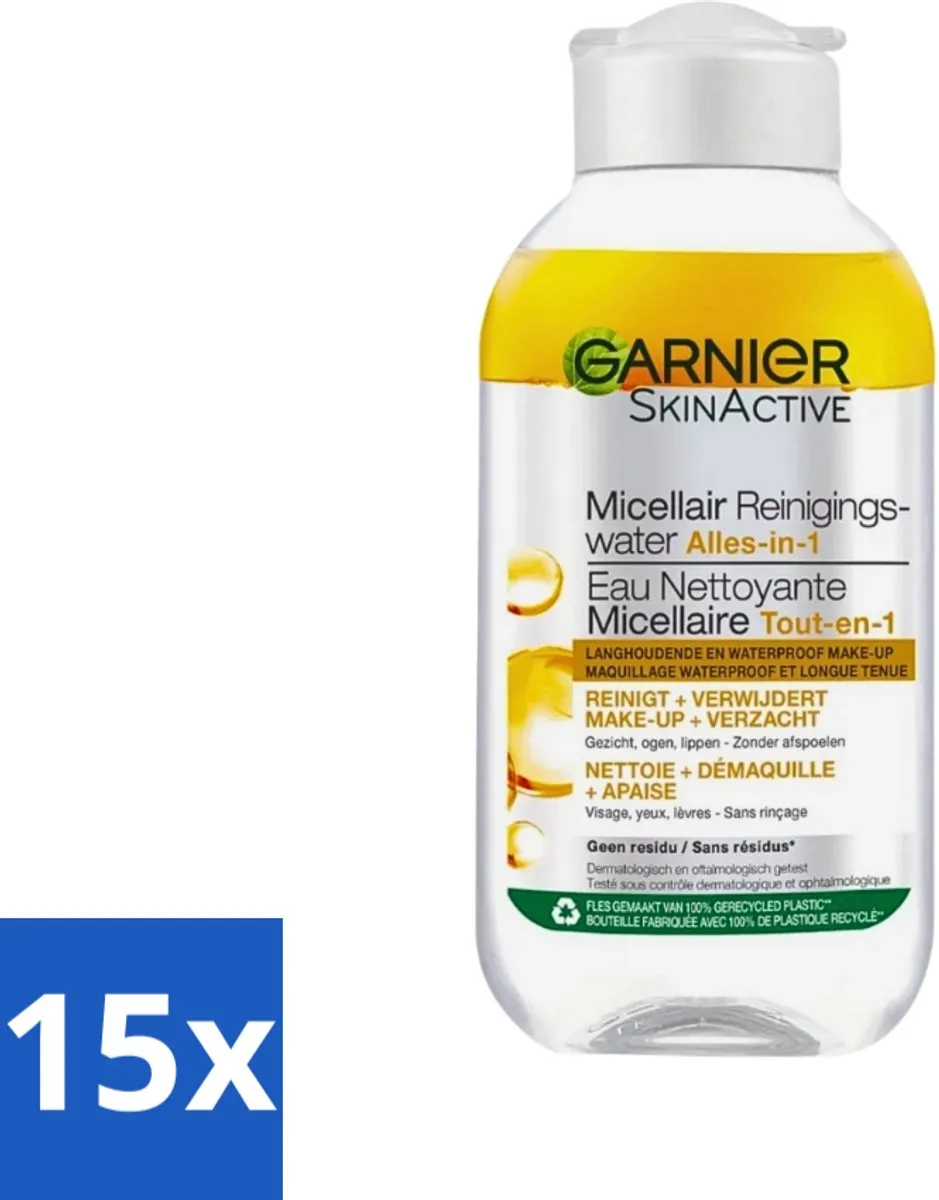 Garnier Micellair Reinigingswater Olie 100ml - 15 Stuks