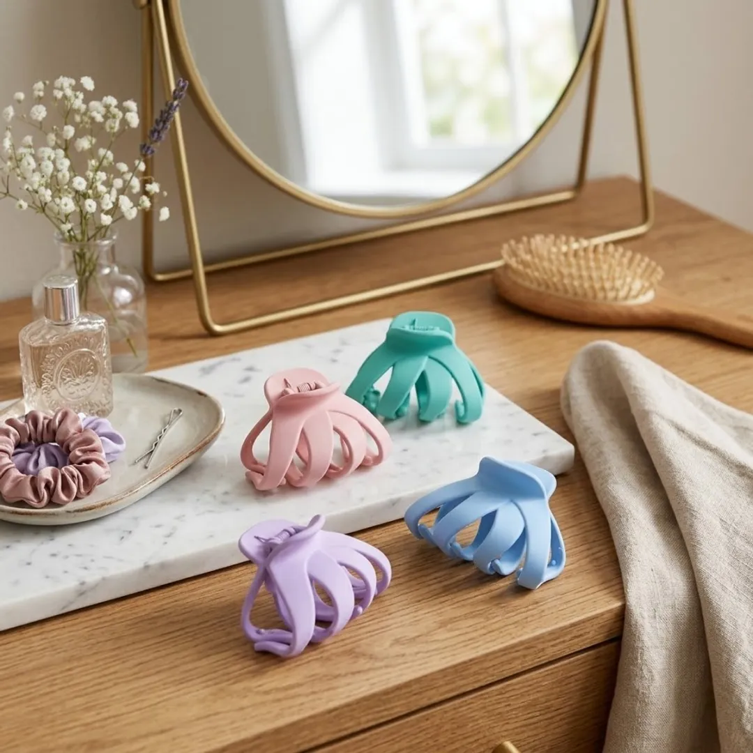 NUVEX Haarclips Set 4 Stuks - Pastelkleuren