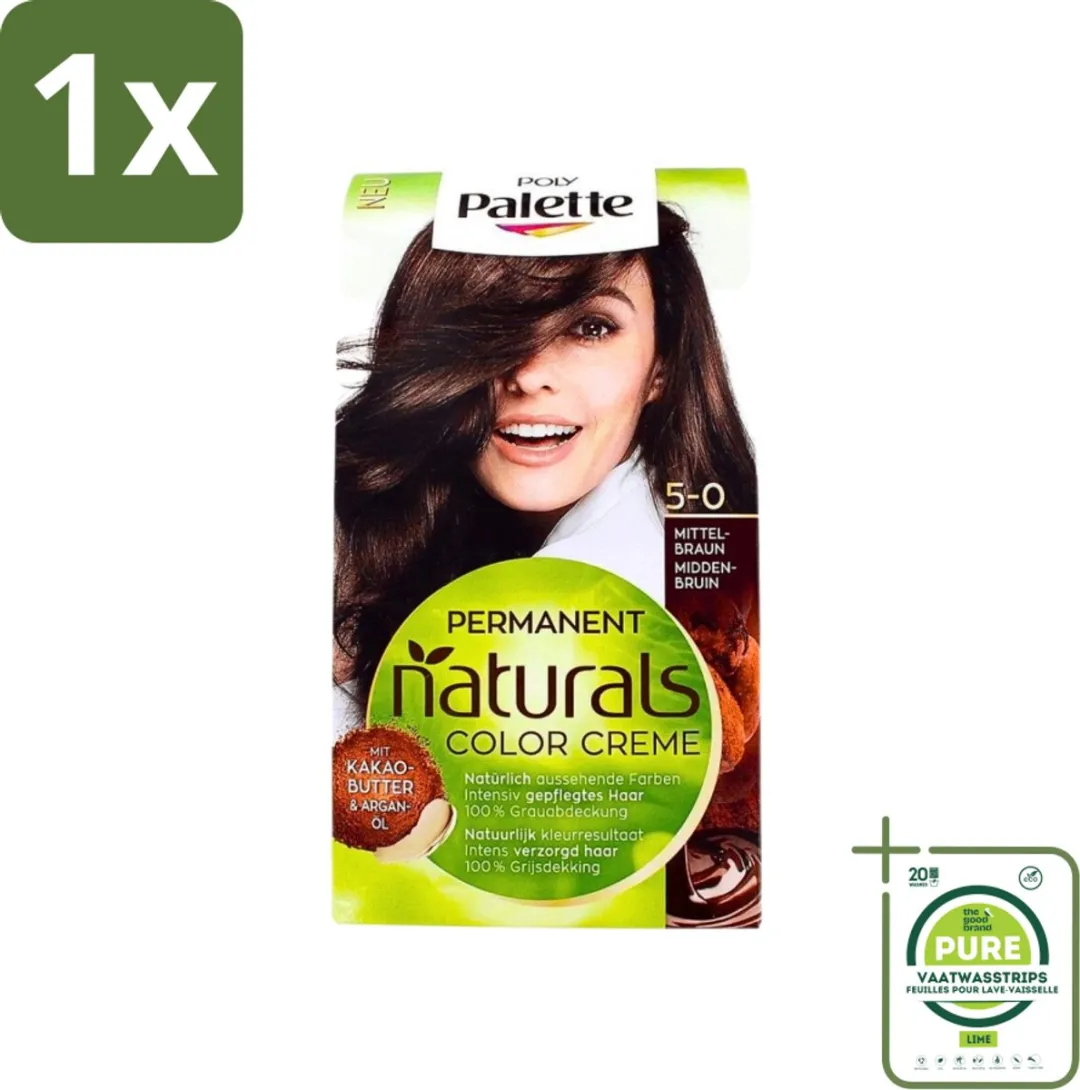 Schwarzkopf Poly Palette Haarverf Middenbruin 115ml