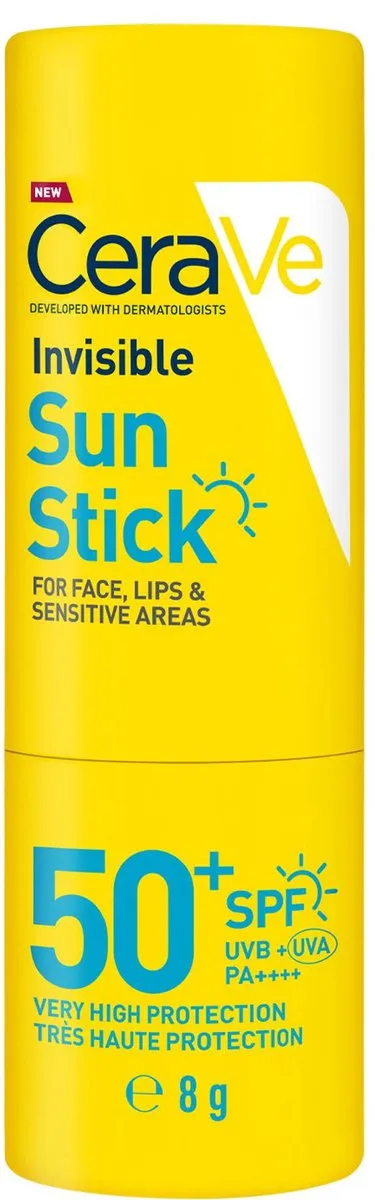 CeraVe Onzichtbare Zonnebrand Stick SPF 50+ 8g