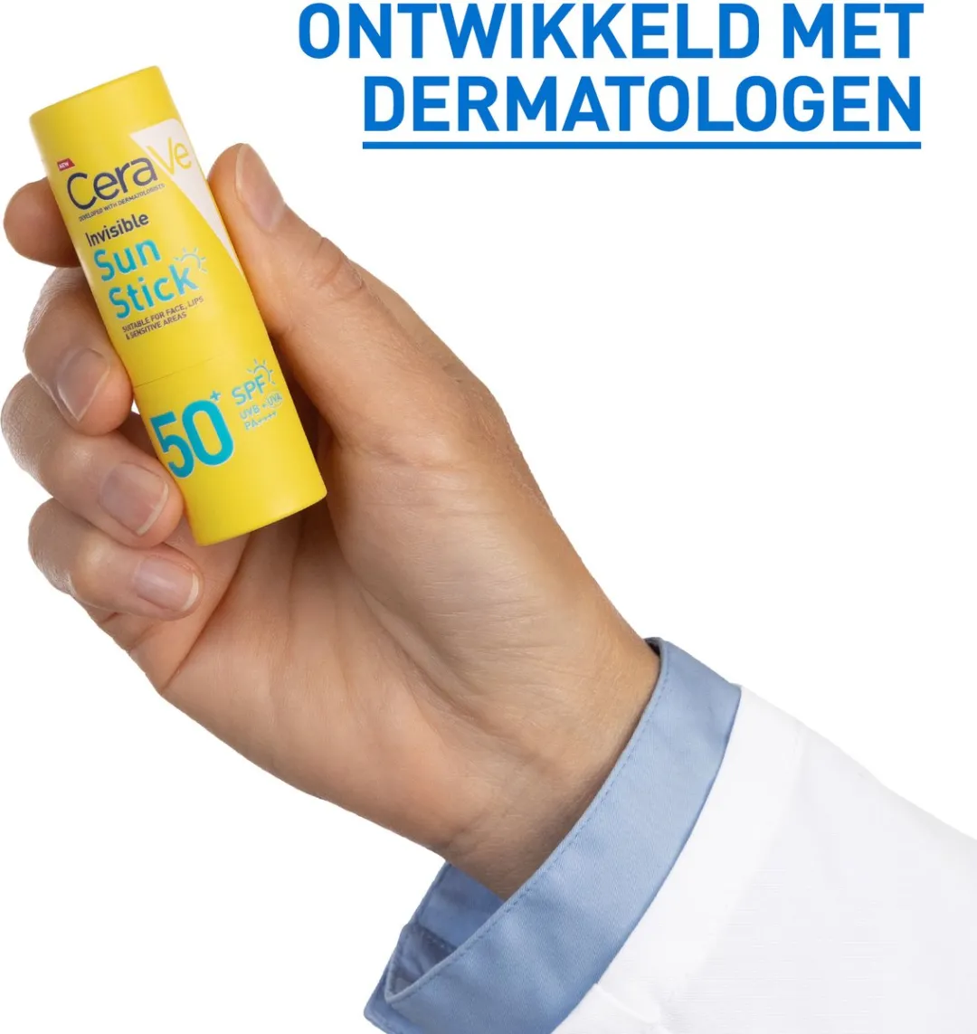 CeraVe Onzichtbare Zonnebrand Stick SPF 50+ 8g